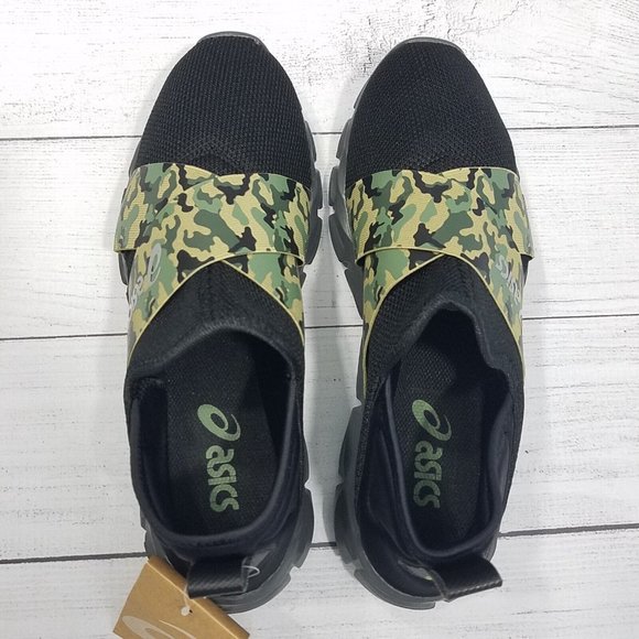 Asics Quantum Lyte Slip-On Shoes Mens Size 10 Black Camo main image 6